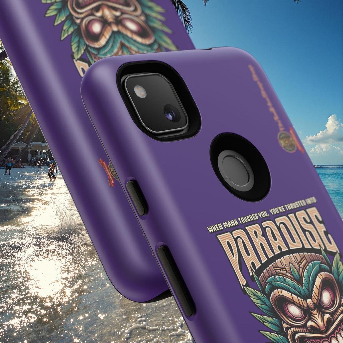 Te Henua Enata â Coque Antichoc Tiki Ancestral & Puissant
