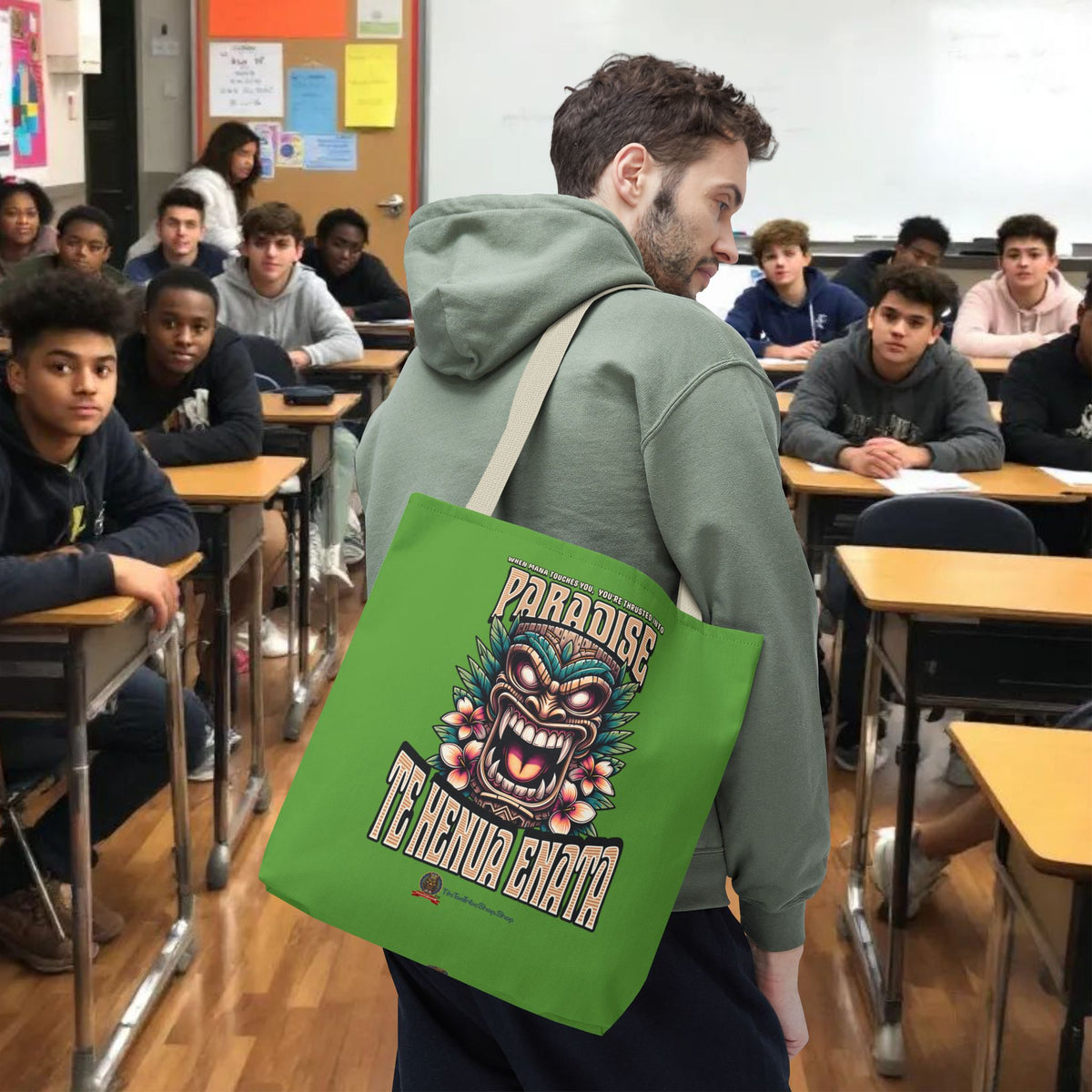 TE HENUA ENATA PARADISE Tote Bag