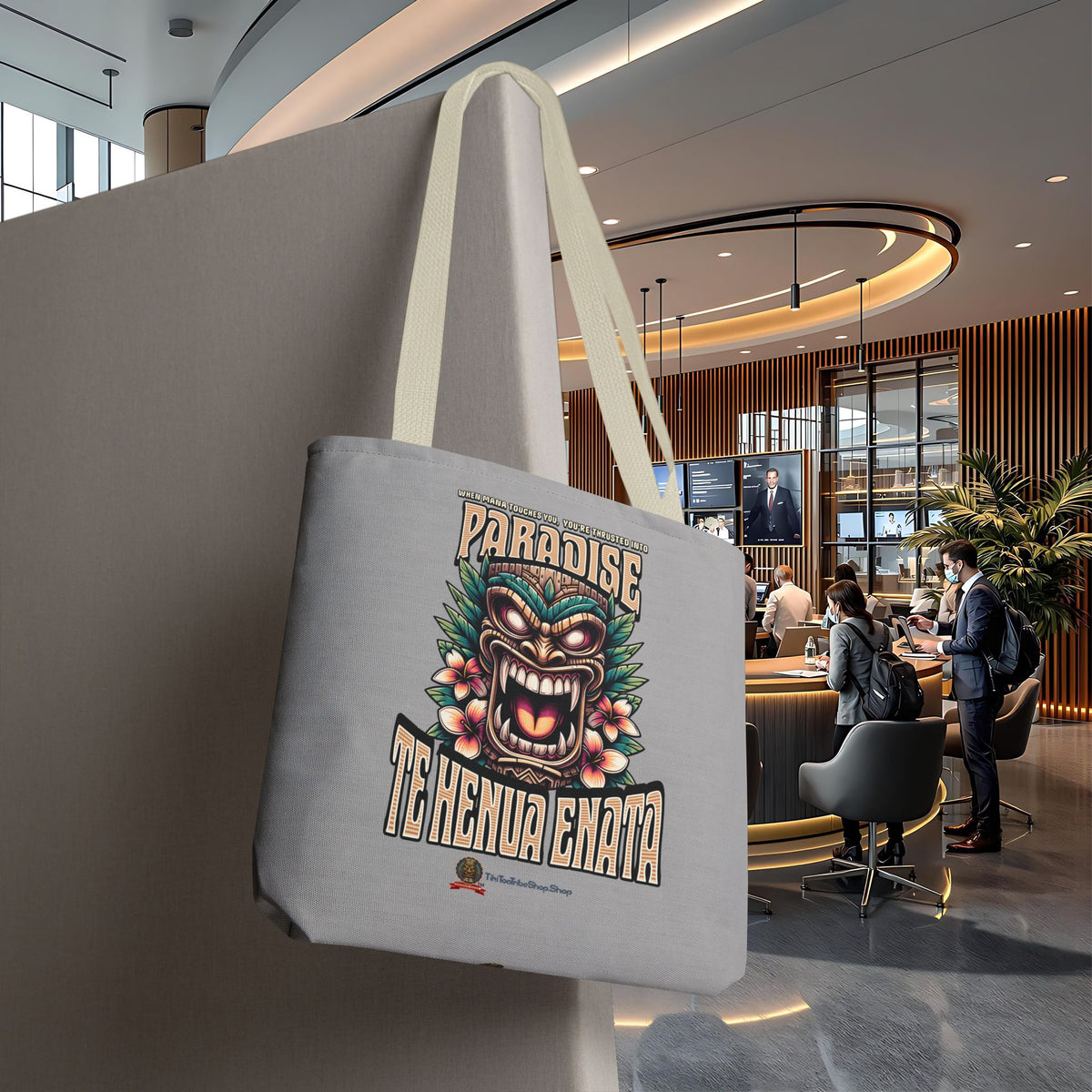 TE HENUA ENATA PARADISE Tote Bag