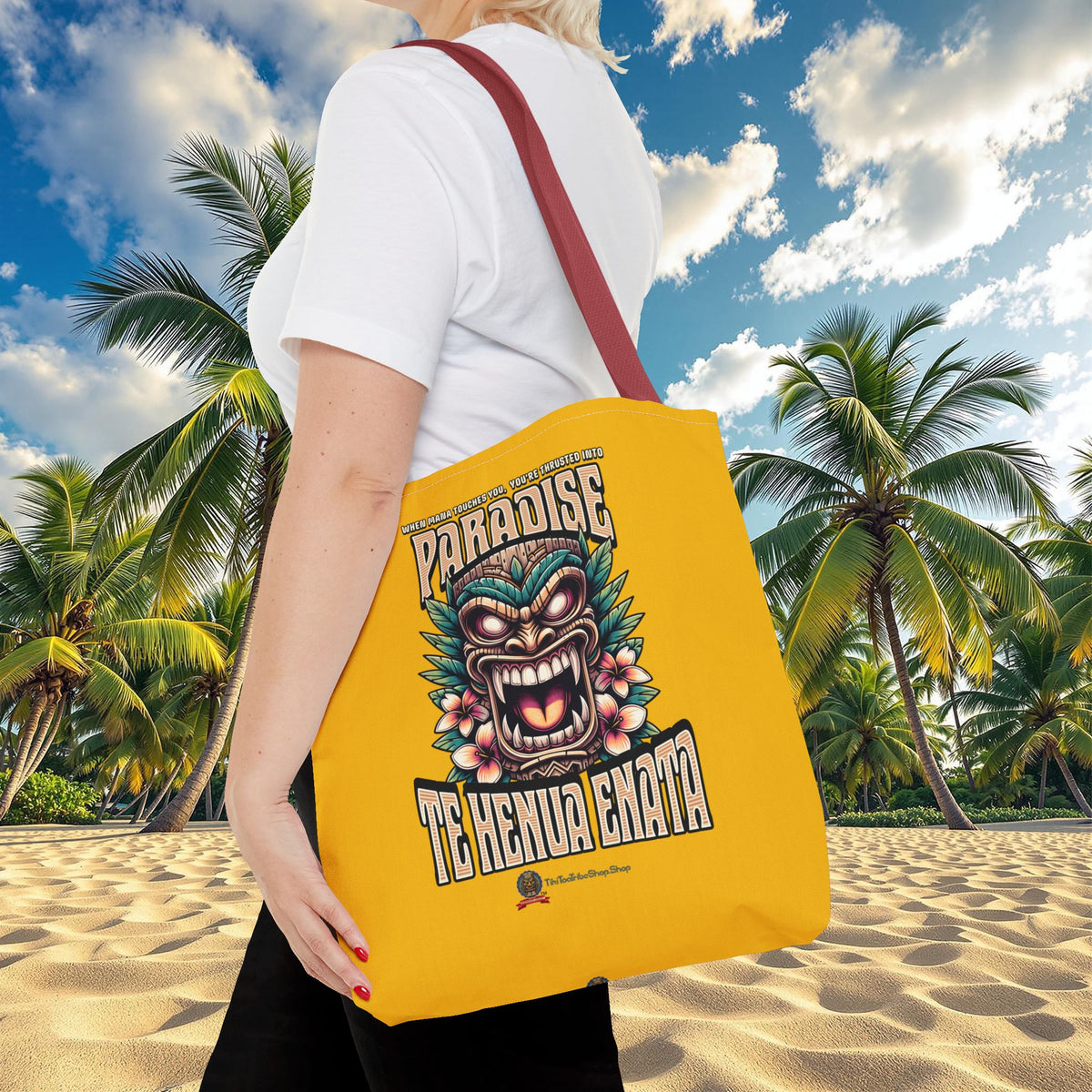 TE HENUA ENATA PARADISE Tote Bag