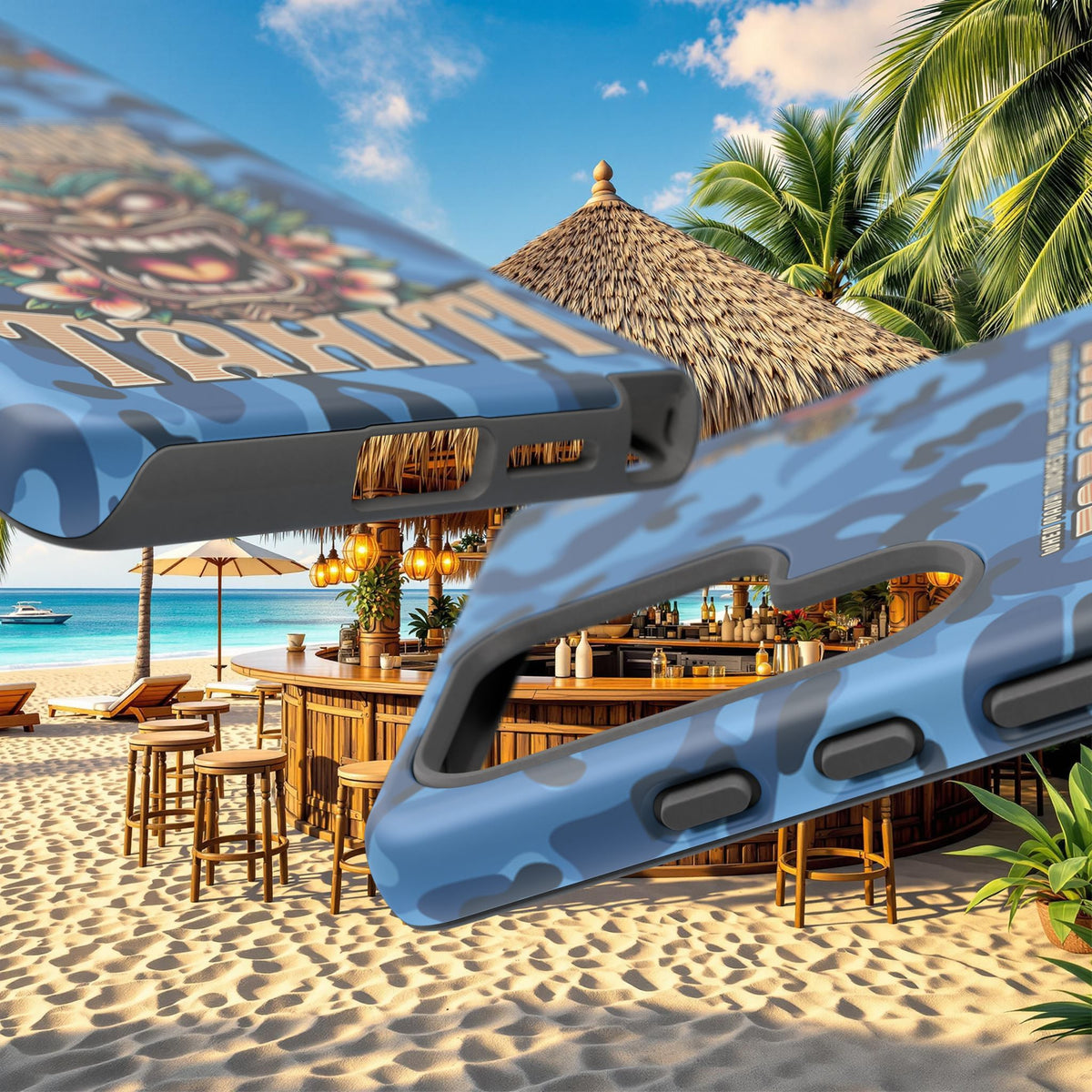 Tahiti â Coque Antichoc Premium Tiki Royal