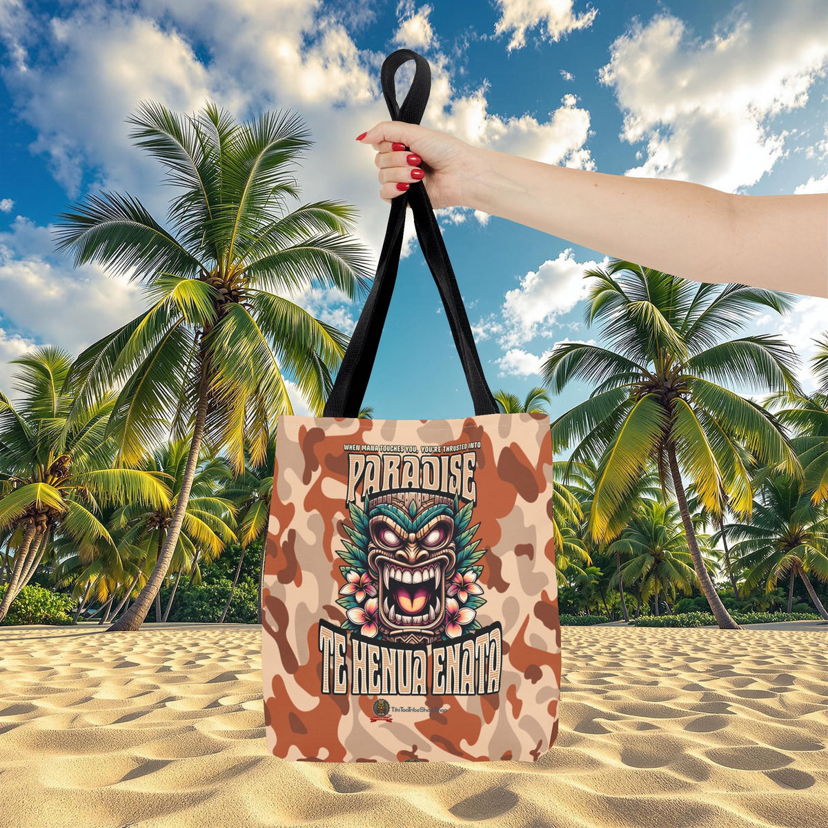 TE HENUA ENATA PARADISE Tote Bag