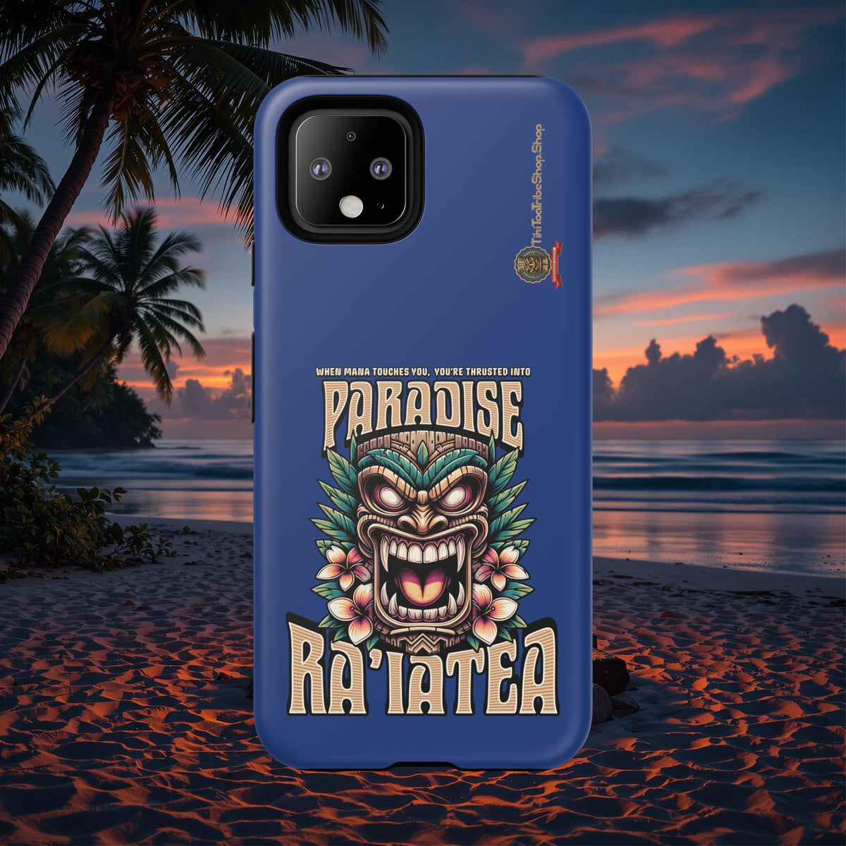 Ra’iatea – Coque Tiki Tribal de Protection Premium