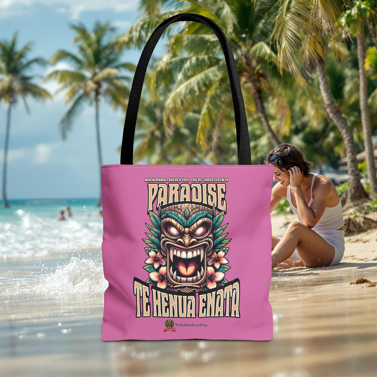 TE HENUA ENATA PARADISE Tote Bag