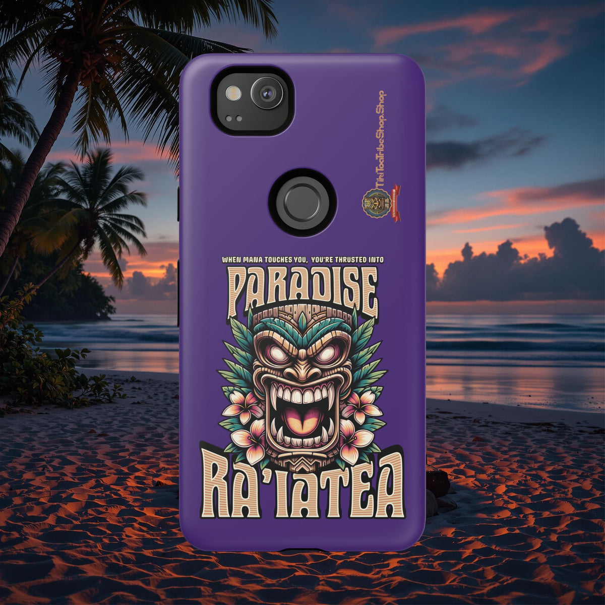 Ra’iatea – Coque Tiki Tribal de Protection Premium