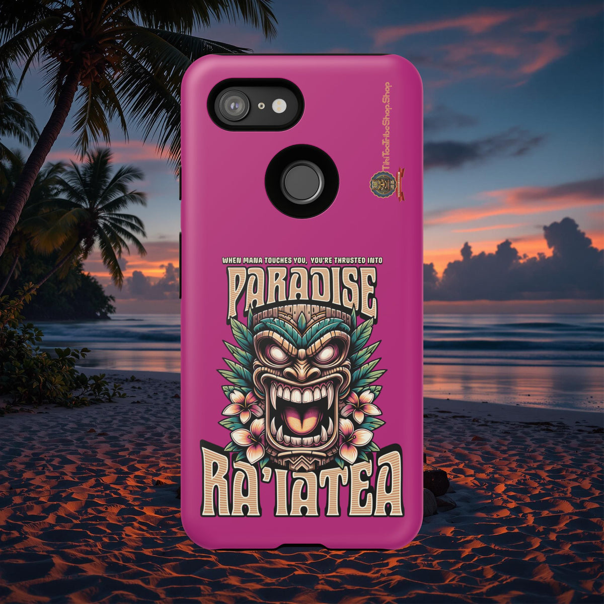 Ra’iatea – Coque Tiki Tribal de Protection Premium