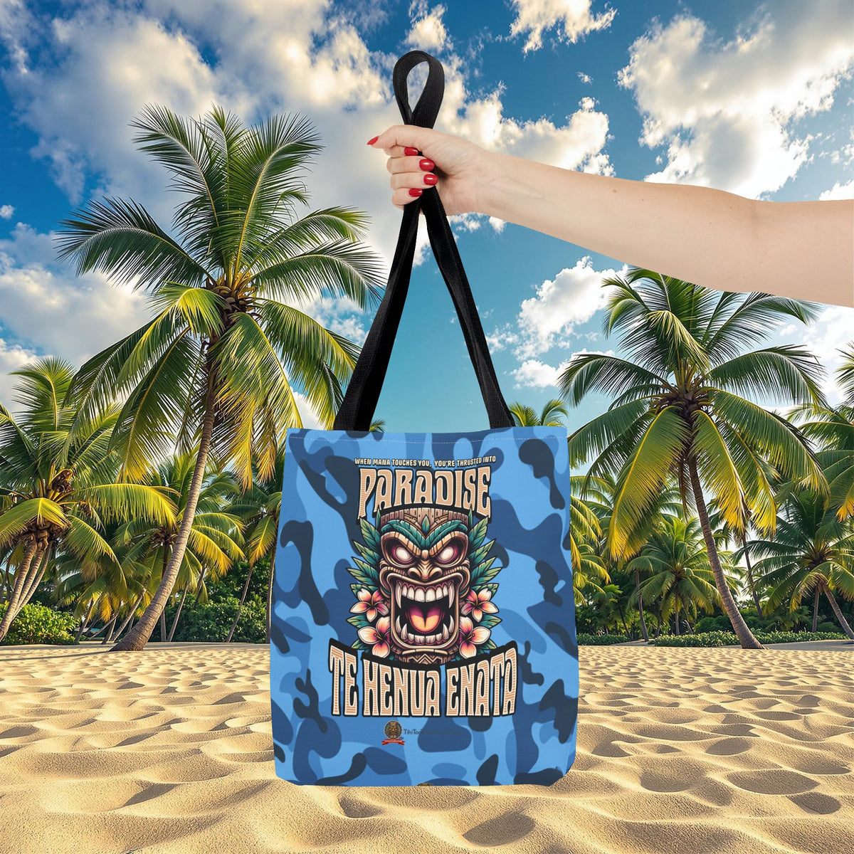 TE HENUA ENATA PARADISE Tote Bag