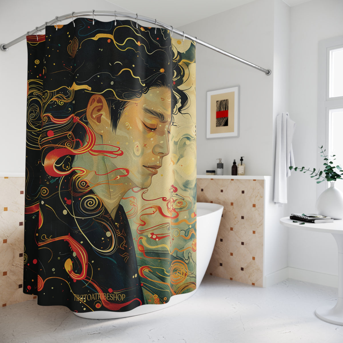 Rideau de Douche Tiki Toa