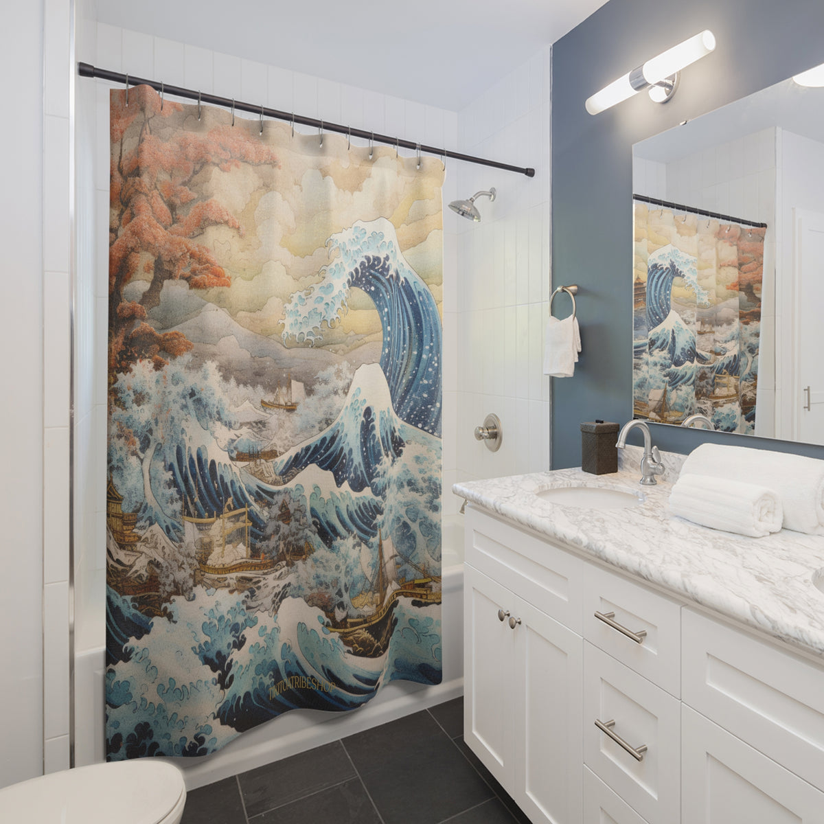 Rideau de Douche Tiki Toa