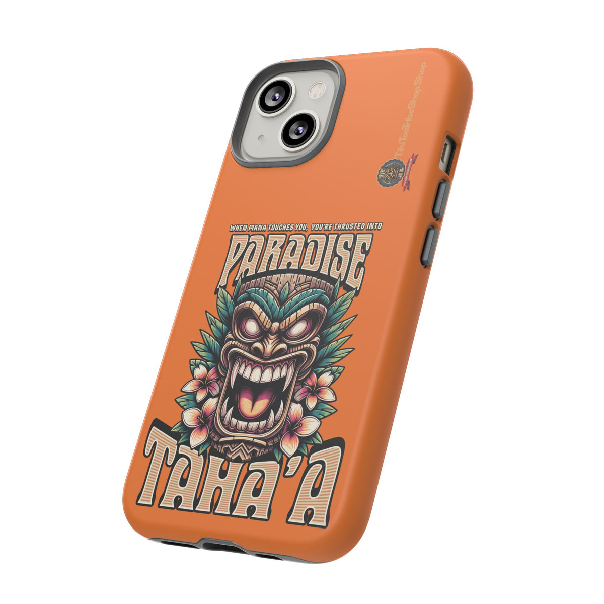 Tahaa – Coque Antichoc Premium « Tiki Féroce » | Design Tribal & Protection Maximale