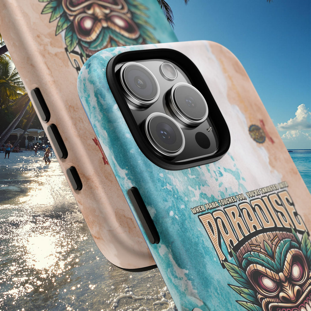 Huahine – Coque Antichoc Premium Tiki Fenua