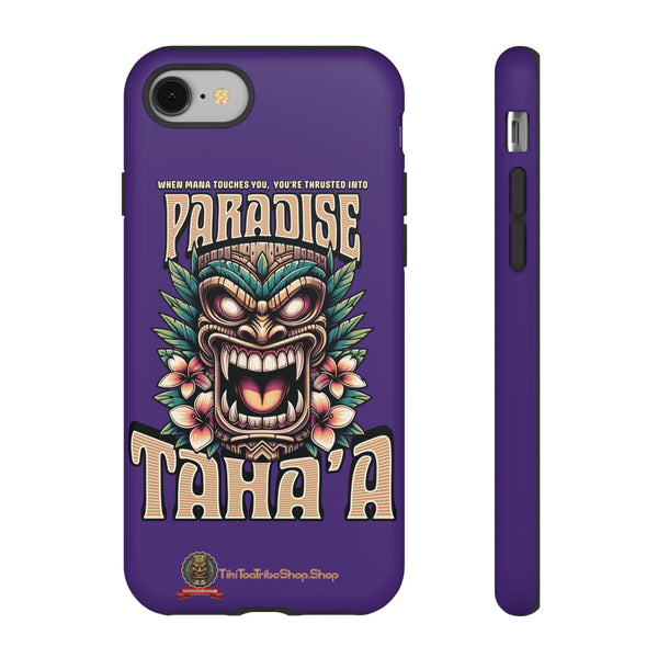 Tahaa – Coque Antichoc Premium « Tiki Féroce » | Design Tribal & Protection Maximale