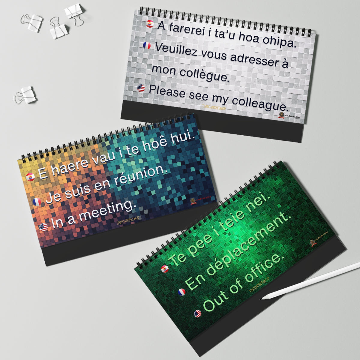 Statut de Bureau - Votre Signal de Tranquillité Multilingue !
