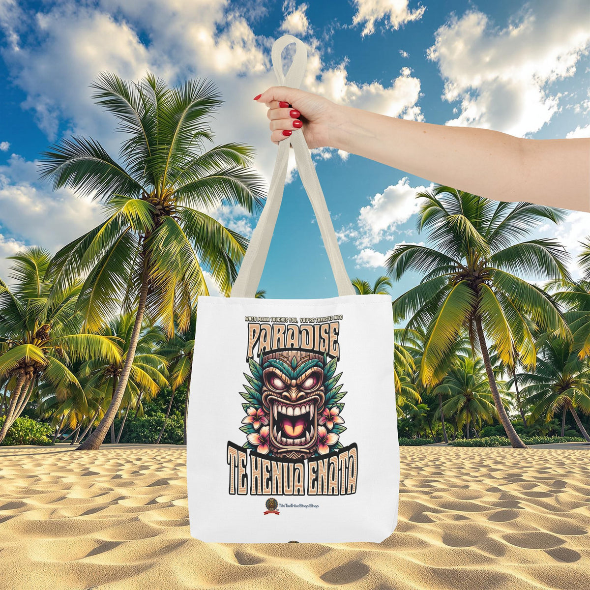 TE HENUA ENATA PARADISE Tote Bag