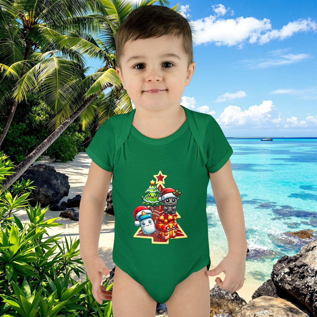 Christmas Mini Tikis, Maxi Joy: Smiles and laughter