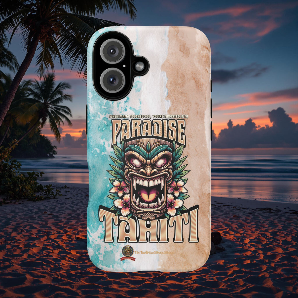 Tahiti – Coque Antichoc Premium Tiki Royal