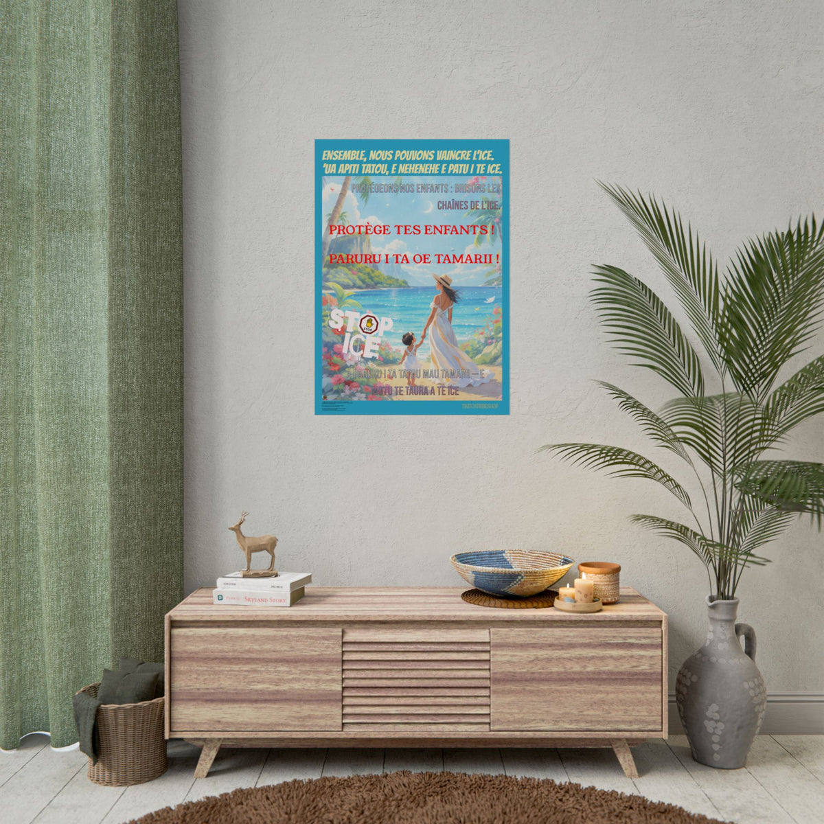 Posters Anti-ICE Polynésie – Affiches de Sensibilisation Contre la Drogue “Paruru i te ora – Brisons les chaînes de l’ICE”