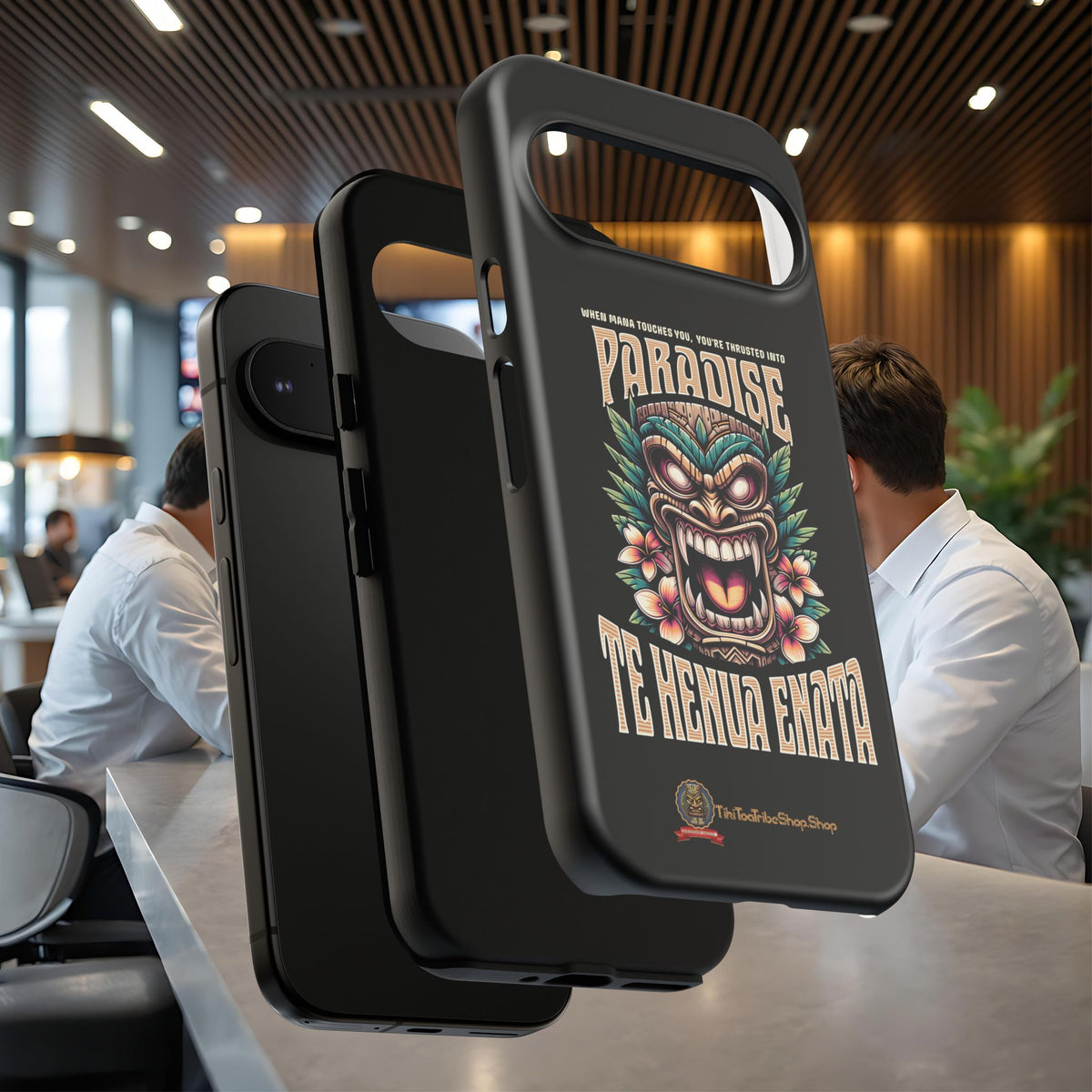 Te Henua Enata – Coque Antichoc Tiki Ancestral & Puissant