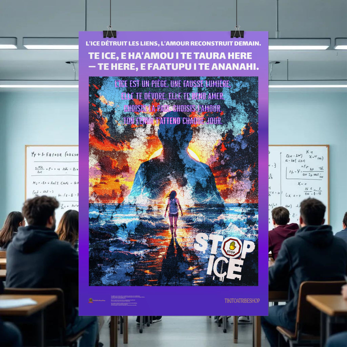 Posters Anti-ICE Polynésie – Affiches de Sensibilisation Contre la Drogue “Paruru i te ora – Brisons les chaînes de l’ICE”