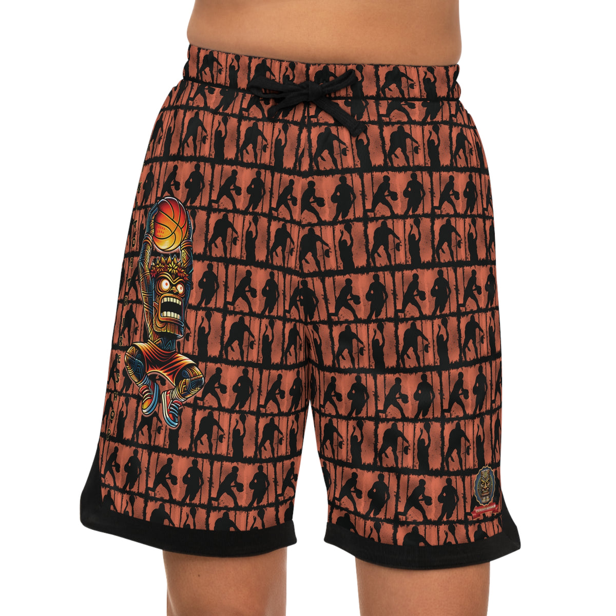 B-BALL SHORTS - Orange Flash