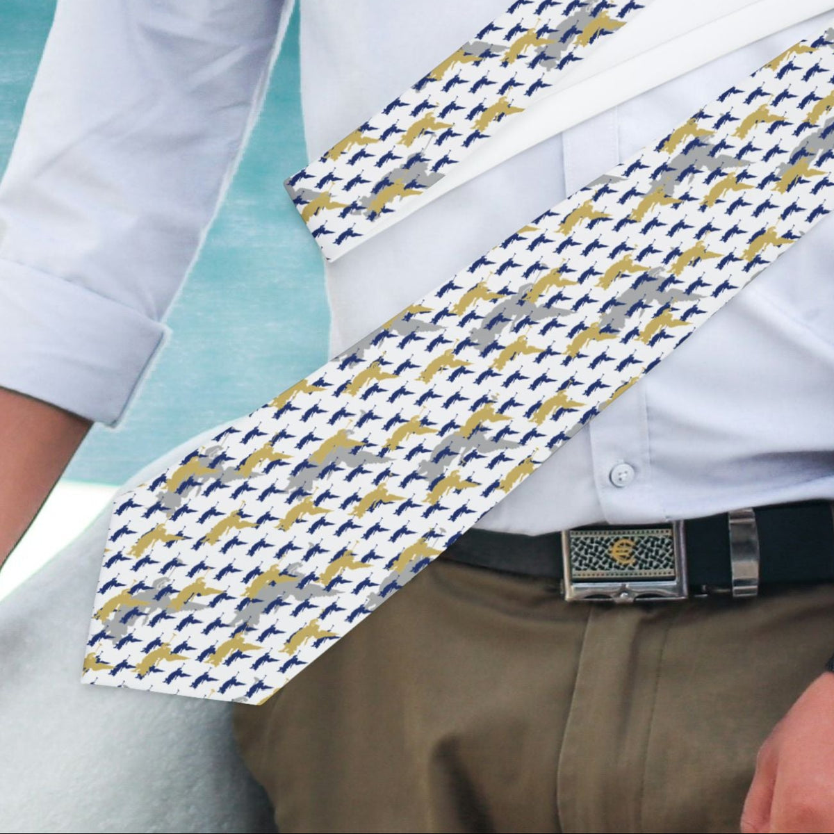 Temple &amp; Moroni Inspiration Tie