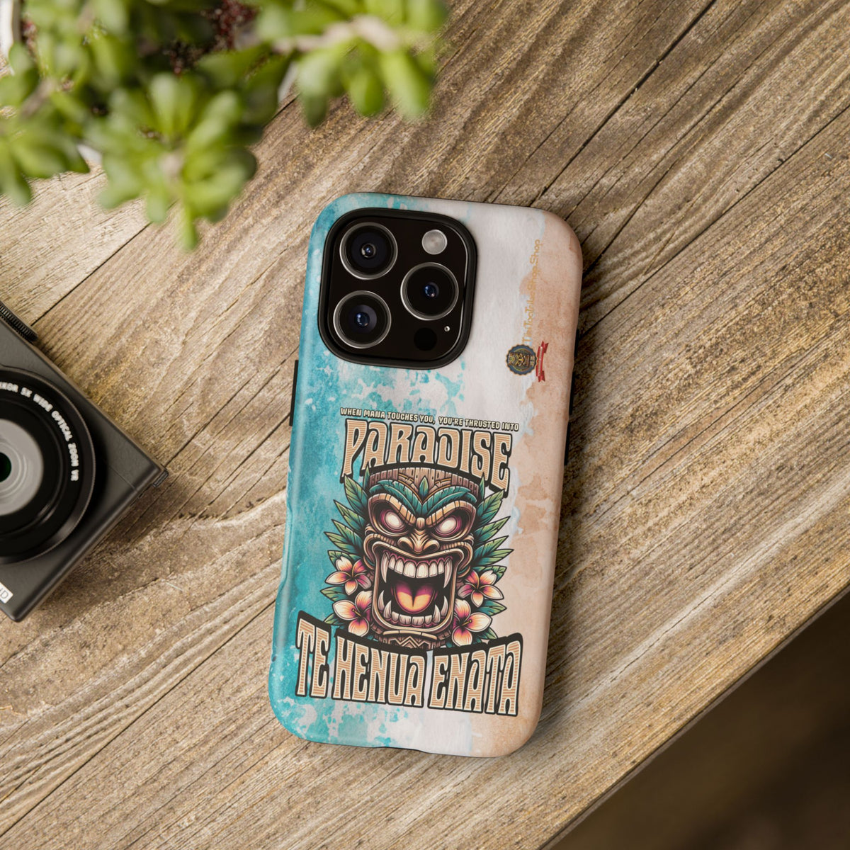 Te Henua Enata – Coque Antichoc Tiki Ancestral & Puissant
