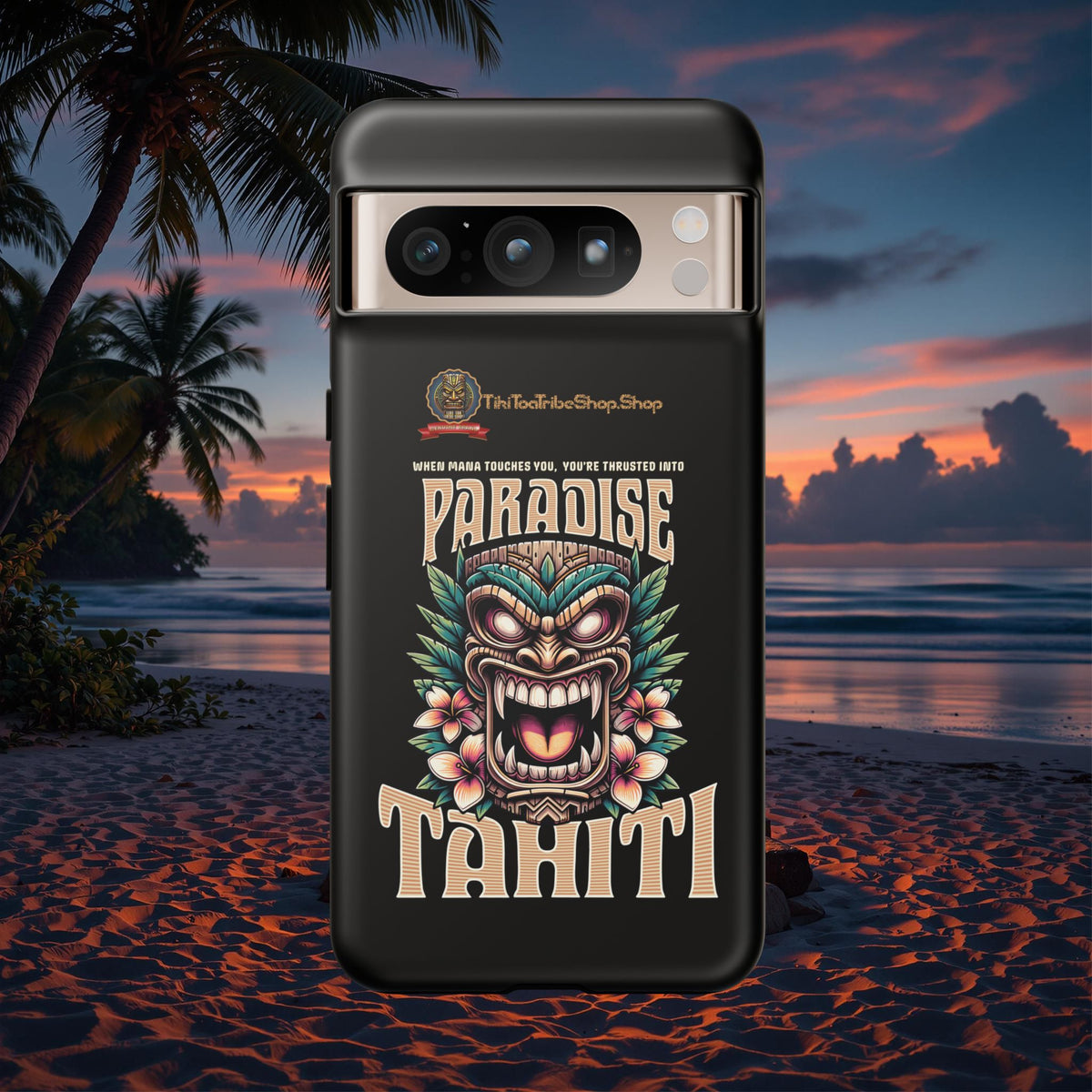 Tahiti – Coque Antichoc Premium Tiki Royal