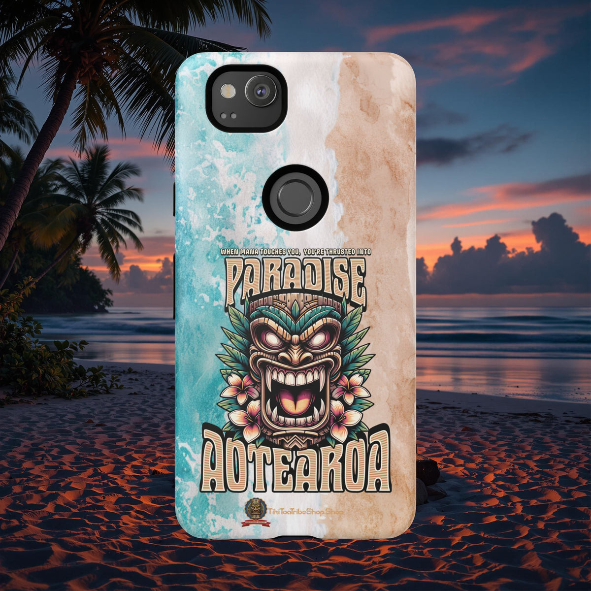 Aotearoa – Coque Antichoc Tiki Maori & Mana Ancestral