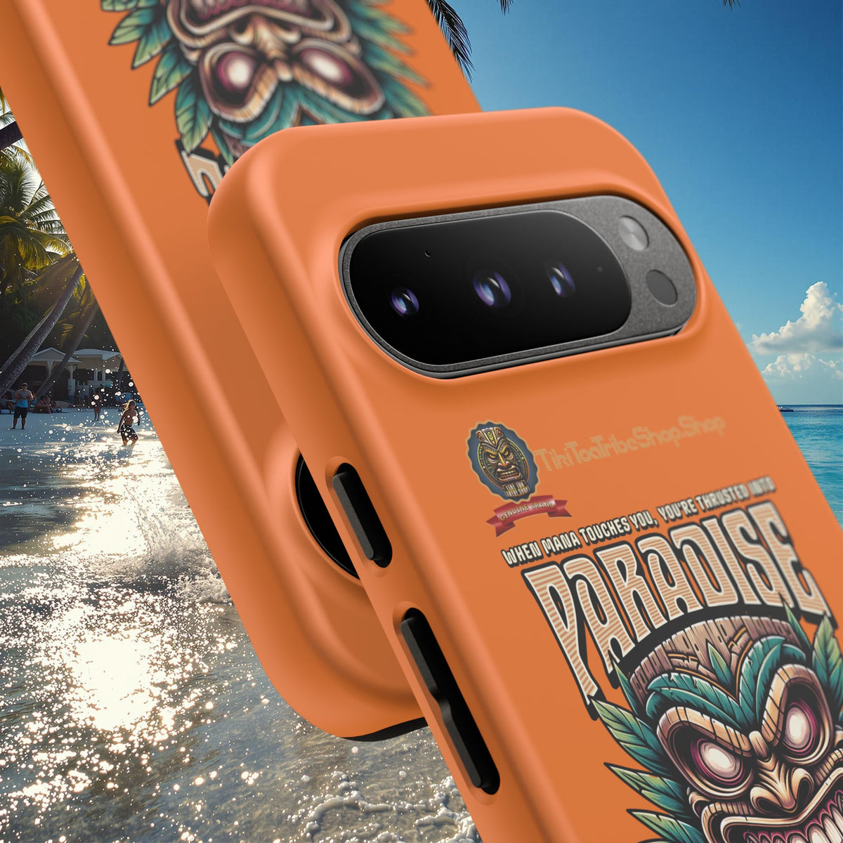 Tahiti – Coque Antichoc Premium Tiki Royal