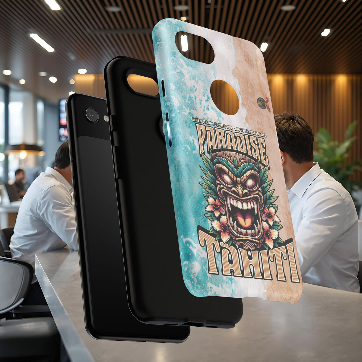 Tahiti – Coque Antichoc Premium Tiki Royal