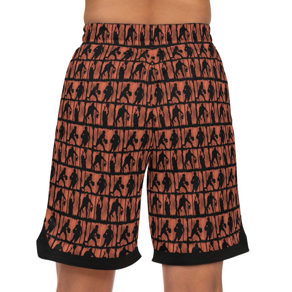 B-BALL SHORTS - Orange Flash