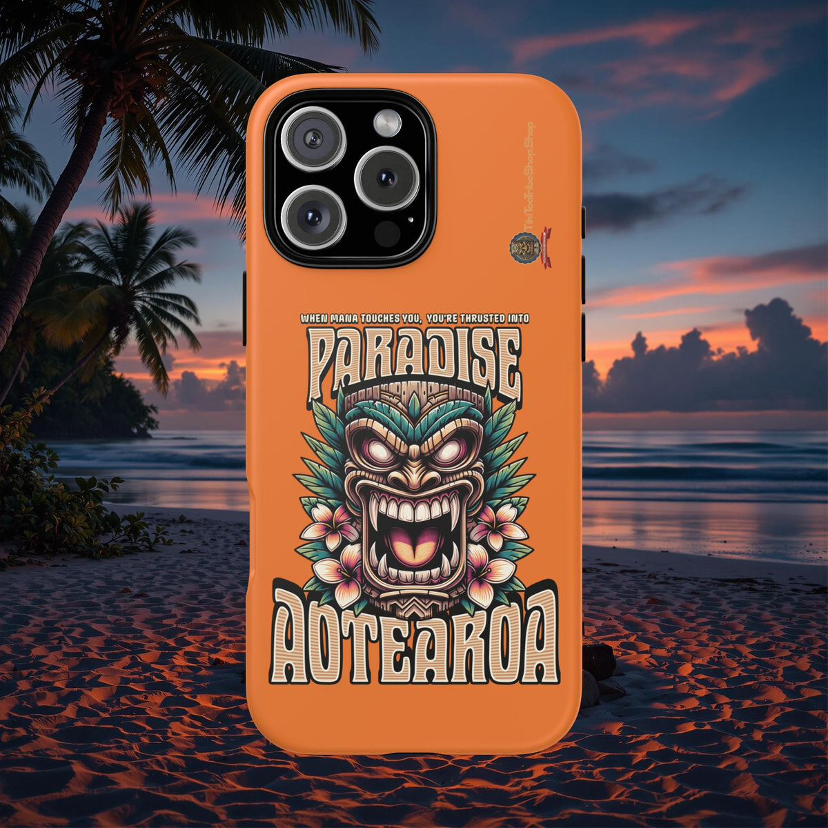 Aotearoa – Coque Antichoc Tiki Maori & Mana Ancestral