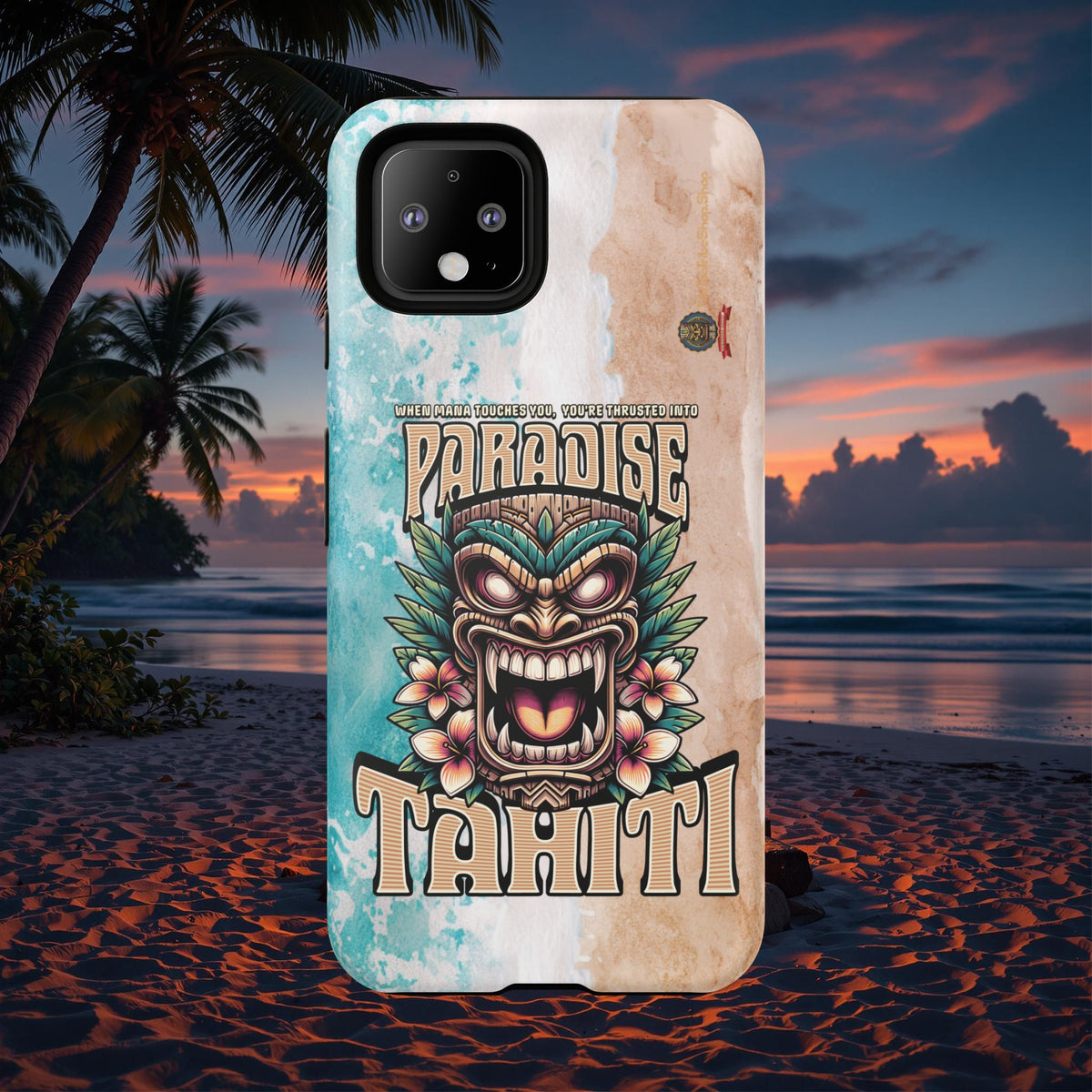 Tahiti – Coque Antichoc Premium Tiki Royal