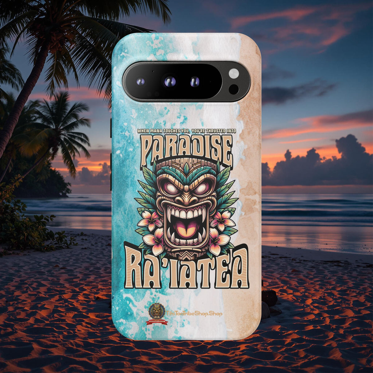 Ra’iatea – Coque Tiki Tribal de Protection Premium