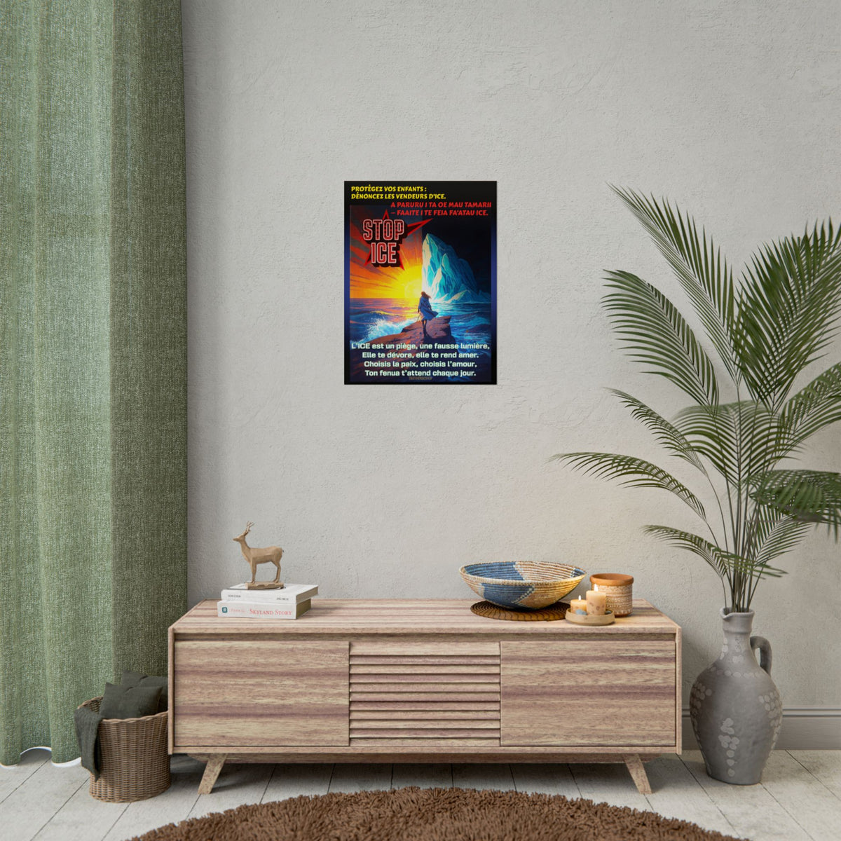 Posters Anti-ICE Polynésie – Affiches de Sensibilisation Contre la Drogue “Paruru i te ora – Brisons les chaînes de l’ICE”