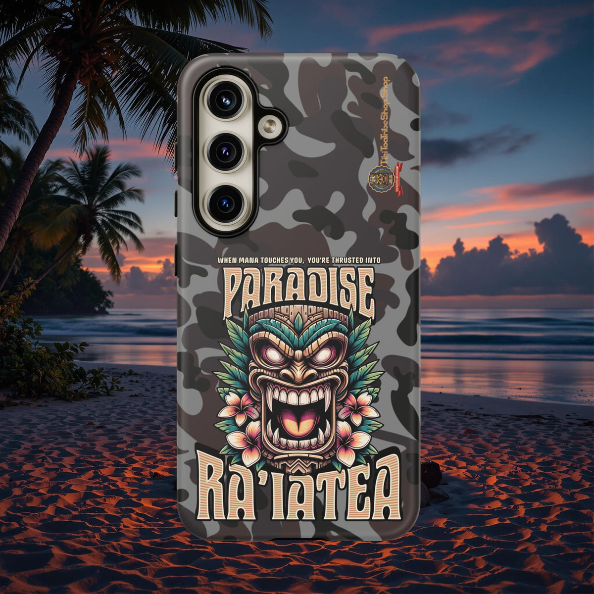 Ra’iatea – Coque Tiki Tribal de Protection Premium