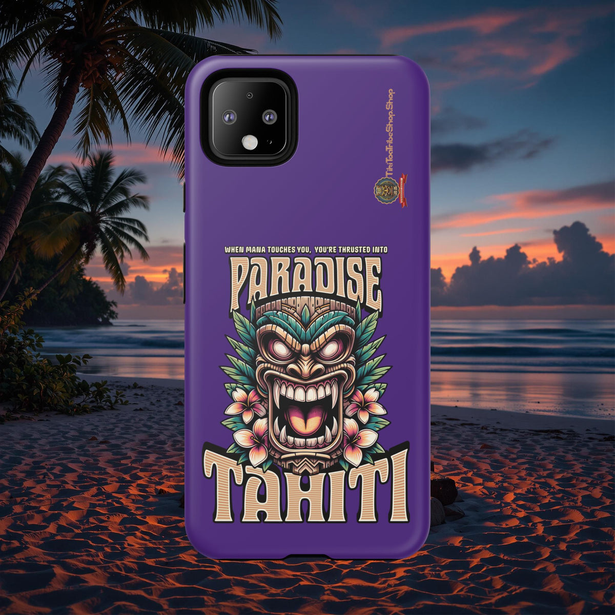 Tahiti – Coque Antichoc Premium Tiki Royal