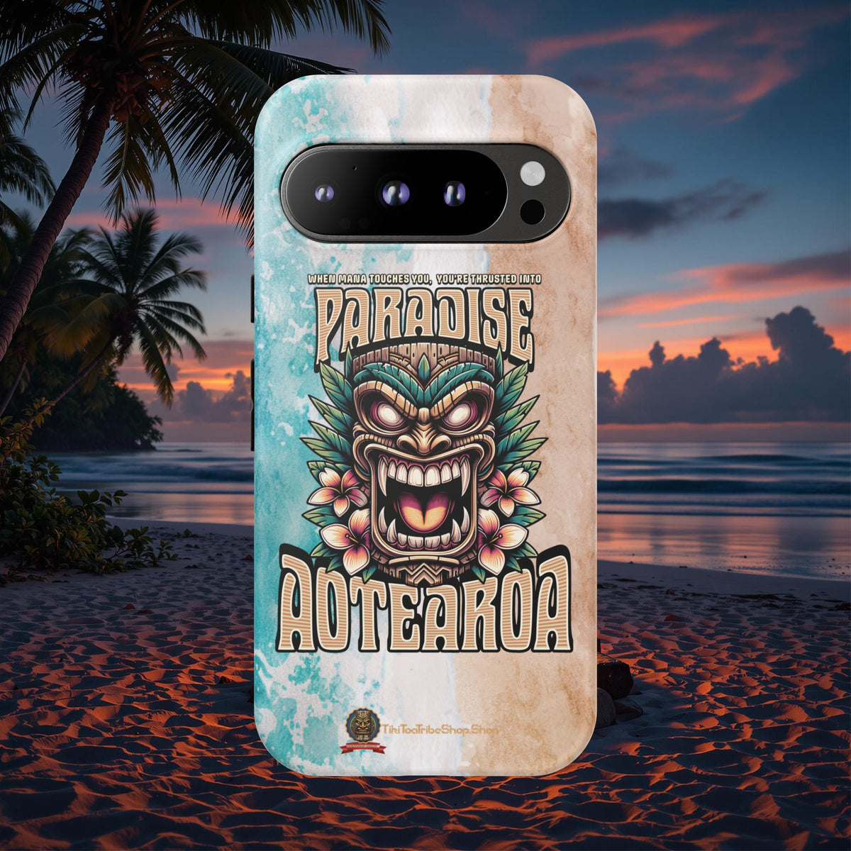 Aotearoa – Coque Antichoc Tiki Maori & Mana Ancestral