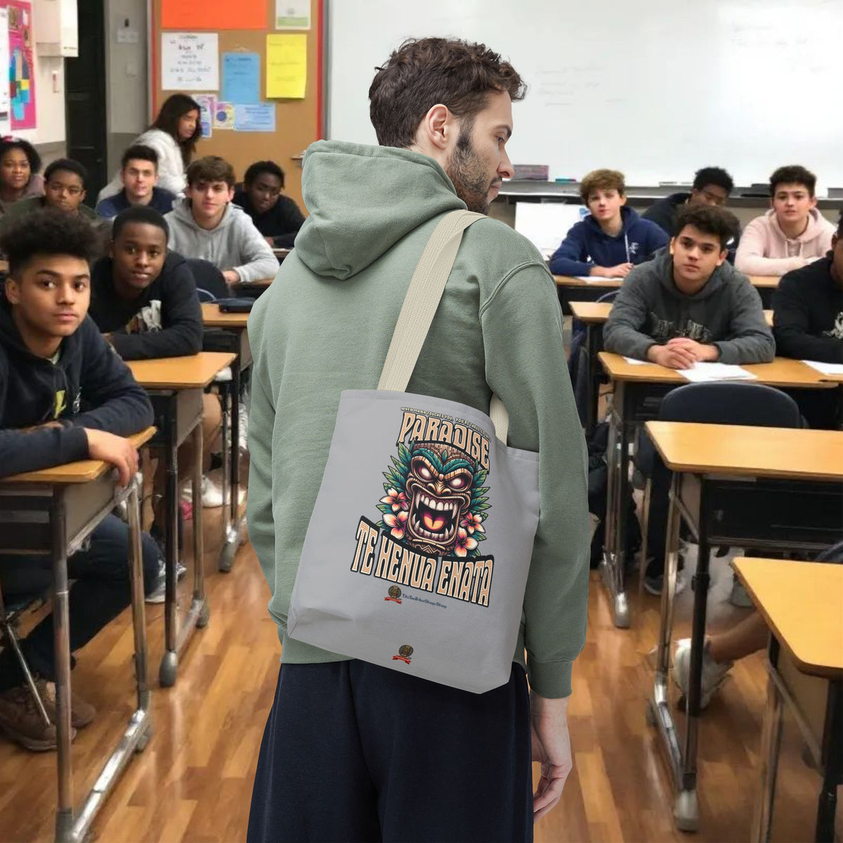 TE HENUA ENATA PARADISE Tote Bag