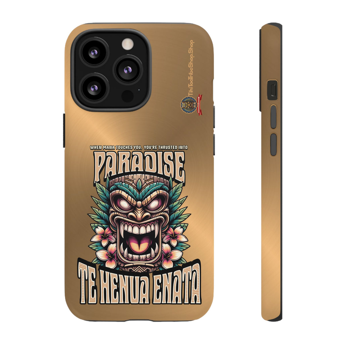 Te Henua Enata – Coque Antichoc Tiki Ancestral & Puissant