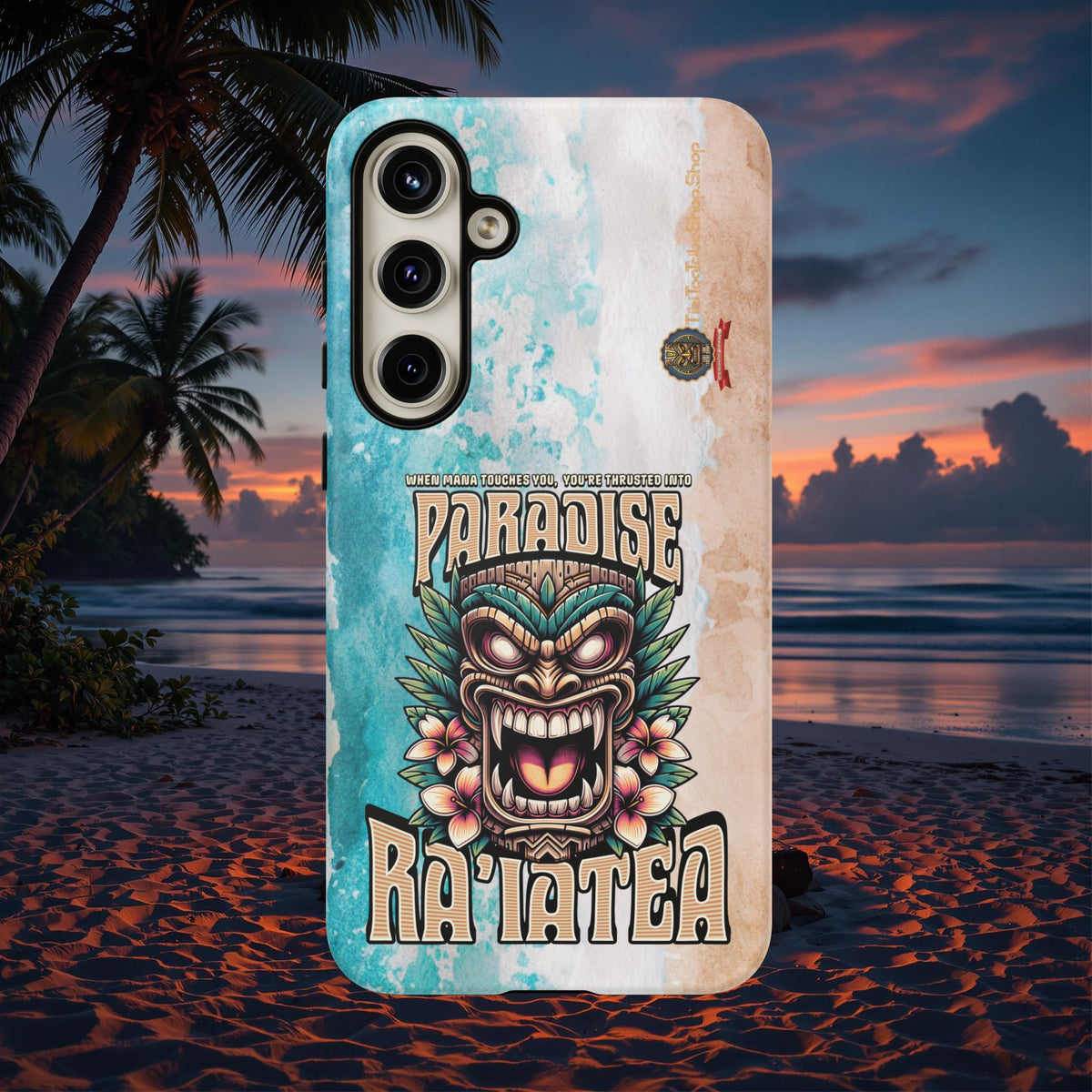 Ra’iatea – Coque Tiki Tribal de Protection Premium