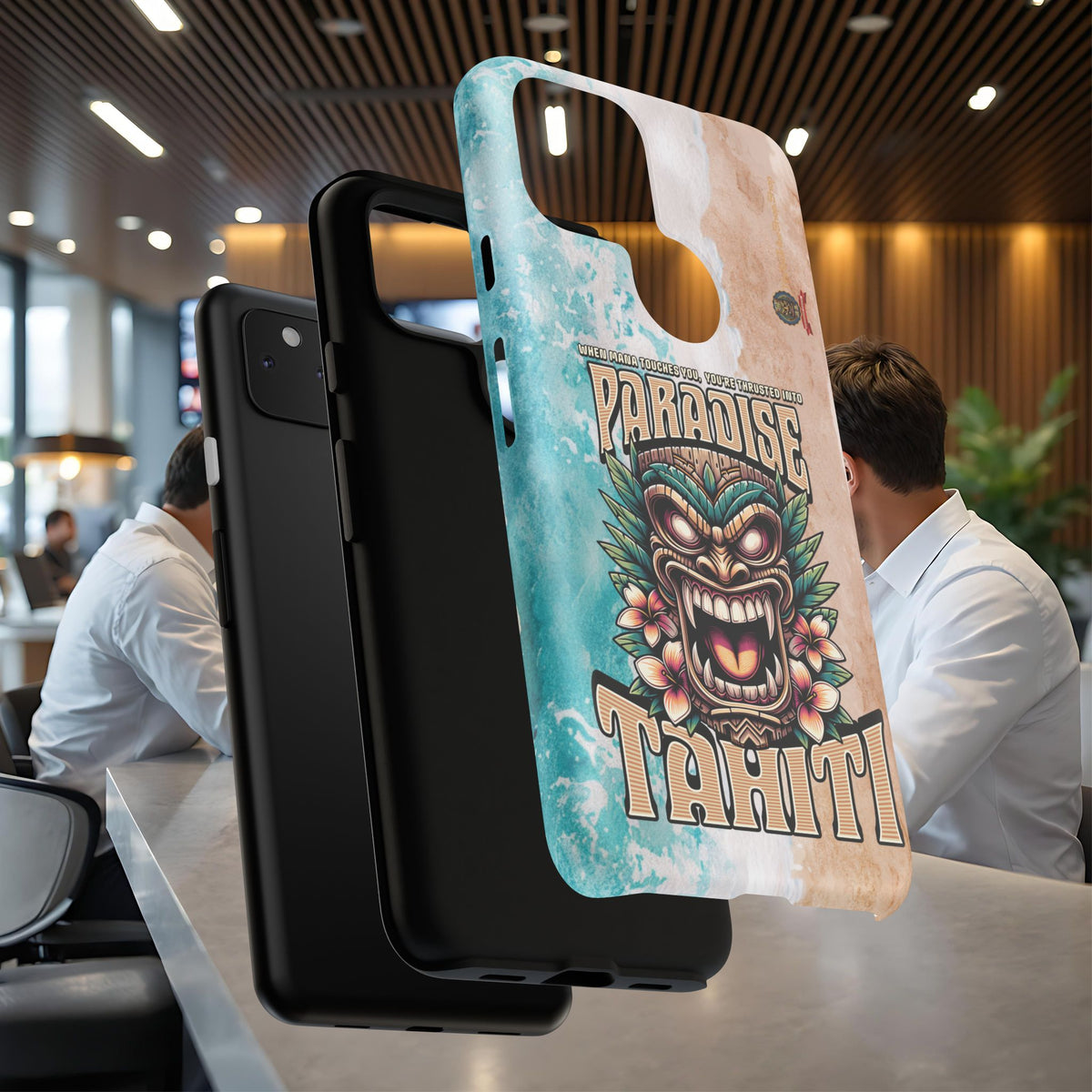 Tahiti – Coque Antichoc Premium Tiki Royal
