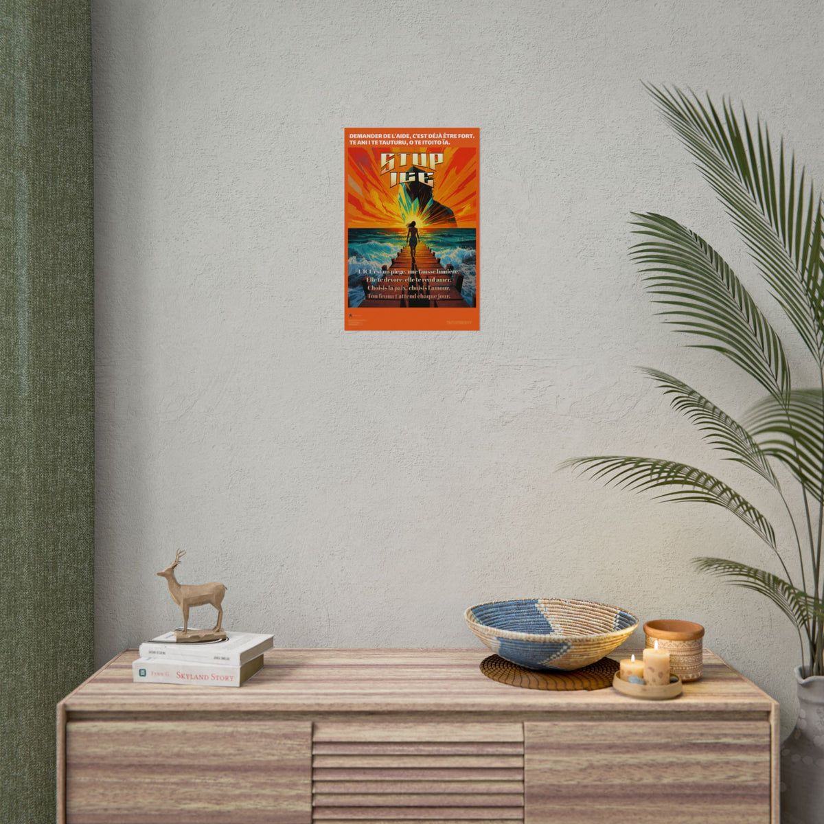Posters Anti-ICE Polynésie – Affiches de Sensibilisation Contre la Drogue “Paruru i te ora – Brisons les chaînes de l’ICE”