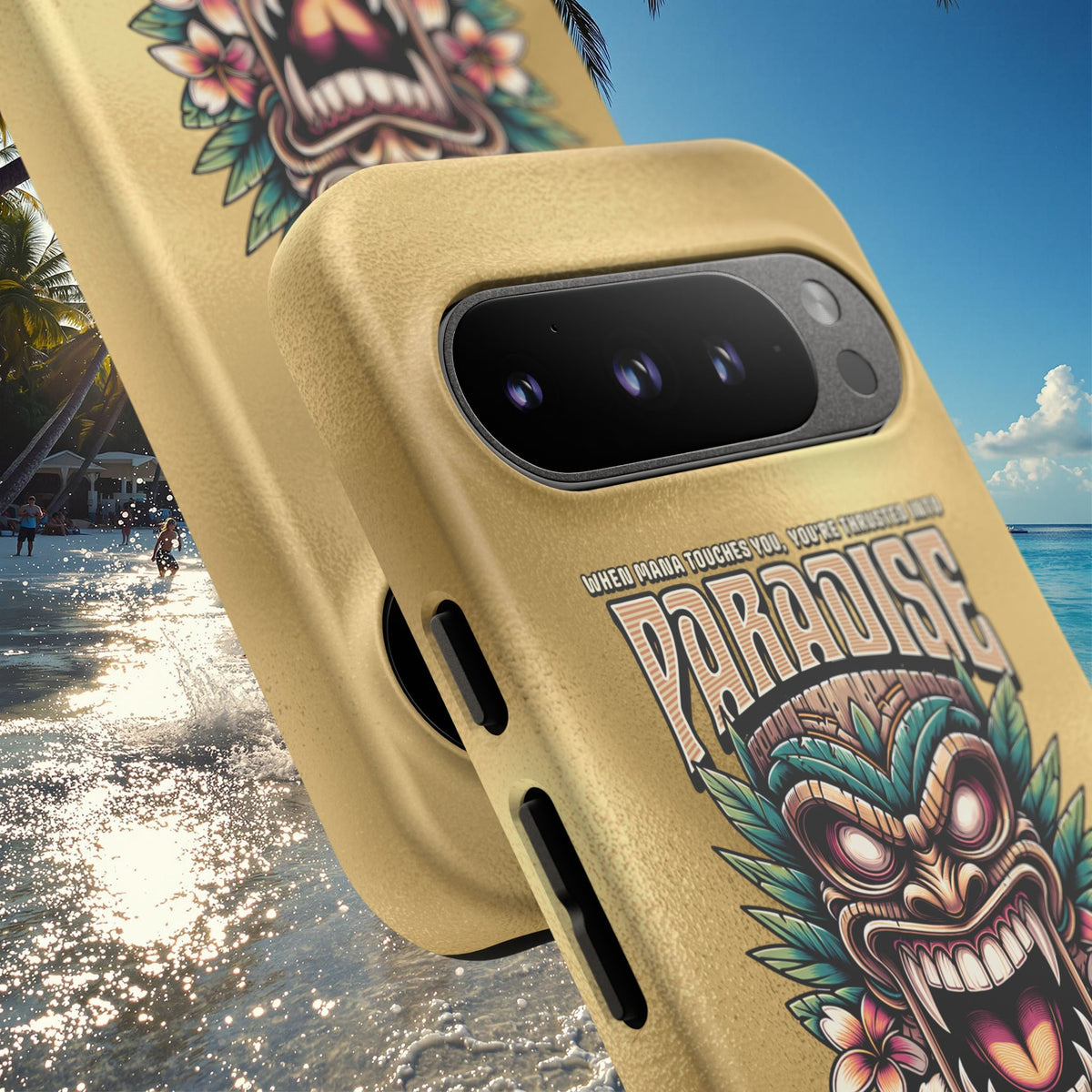 Tahiti – Coque Antichoc Premium Tiki Royal