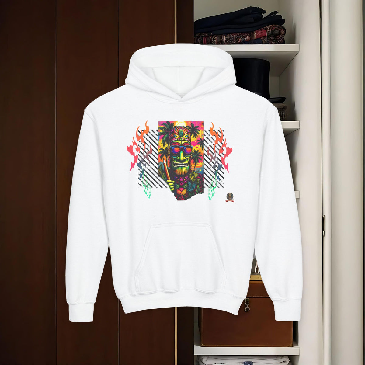THE TIKI SPIRIT - Thick hooded sweatshirt for youth