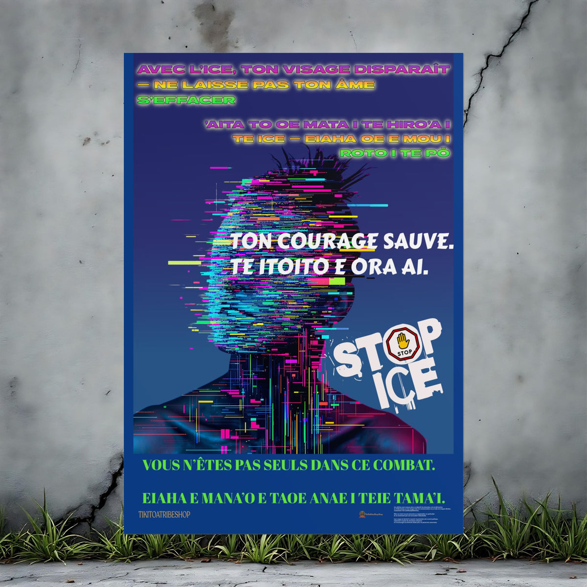 Posters Anti-ICE Polynésie – Affiches de Sensibilisation Contre la Drogue “Paruru i te ora – Brisons les chaînes de l’ICE”