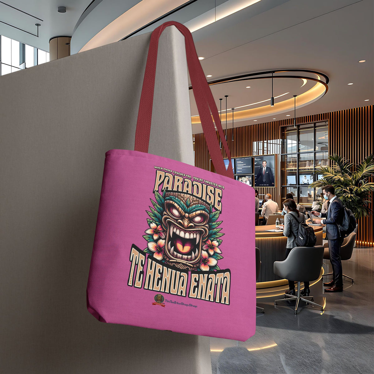 TE HENUA ENATA PARADISE Tote Bag