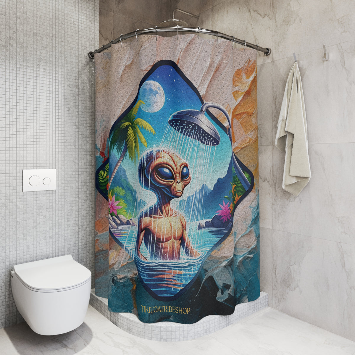 Rideau de Douche Tiki Toa