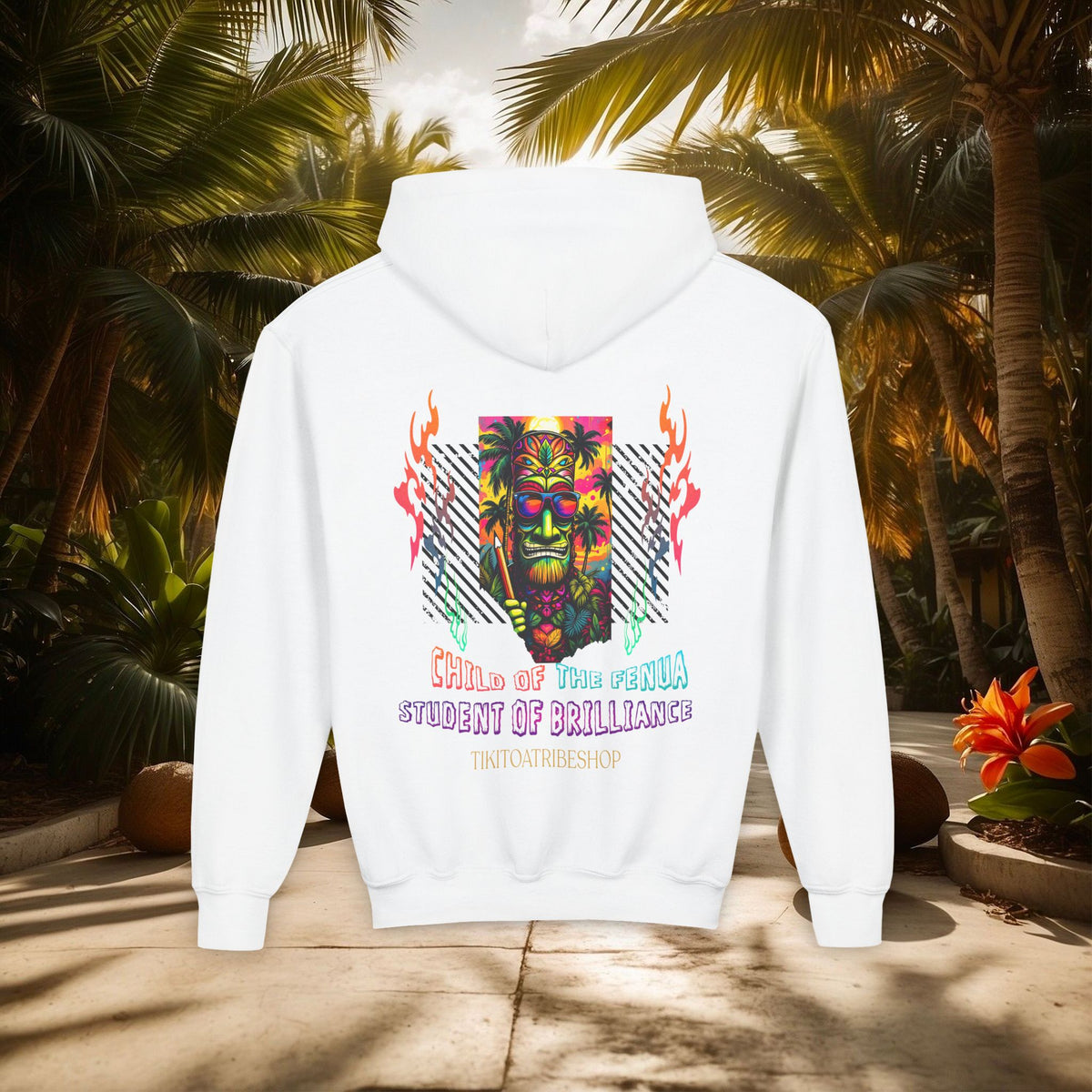 THE TIKI SPIRIT - Thick hooded sweatshirt for youth