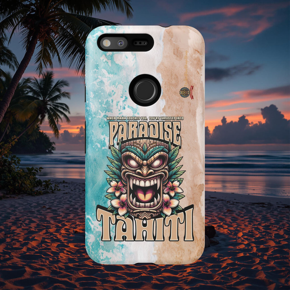 Tahiti – Coque Antichoc Premium Tiki Royal